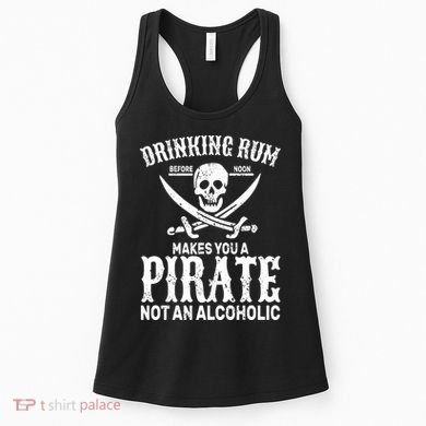 Alcoholic Pirate Women's Tank Top