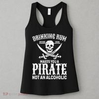 Alcoholic Pirate Women's Tank Top thumb 3