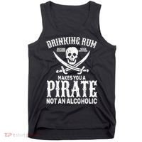 Alcoholic Pirate Tank Top thumb 0