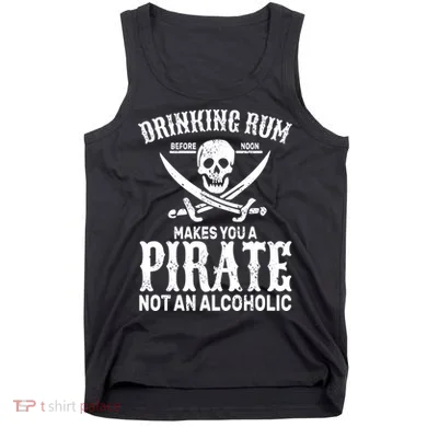 Alcoholic Pirate Tank Top