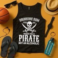 Alcoholic Pirate Tank Top thumb 4