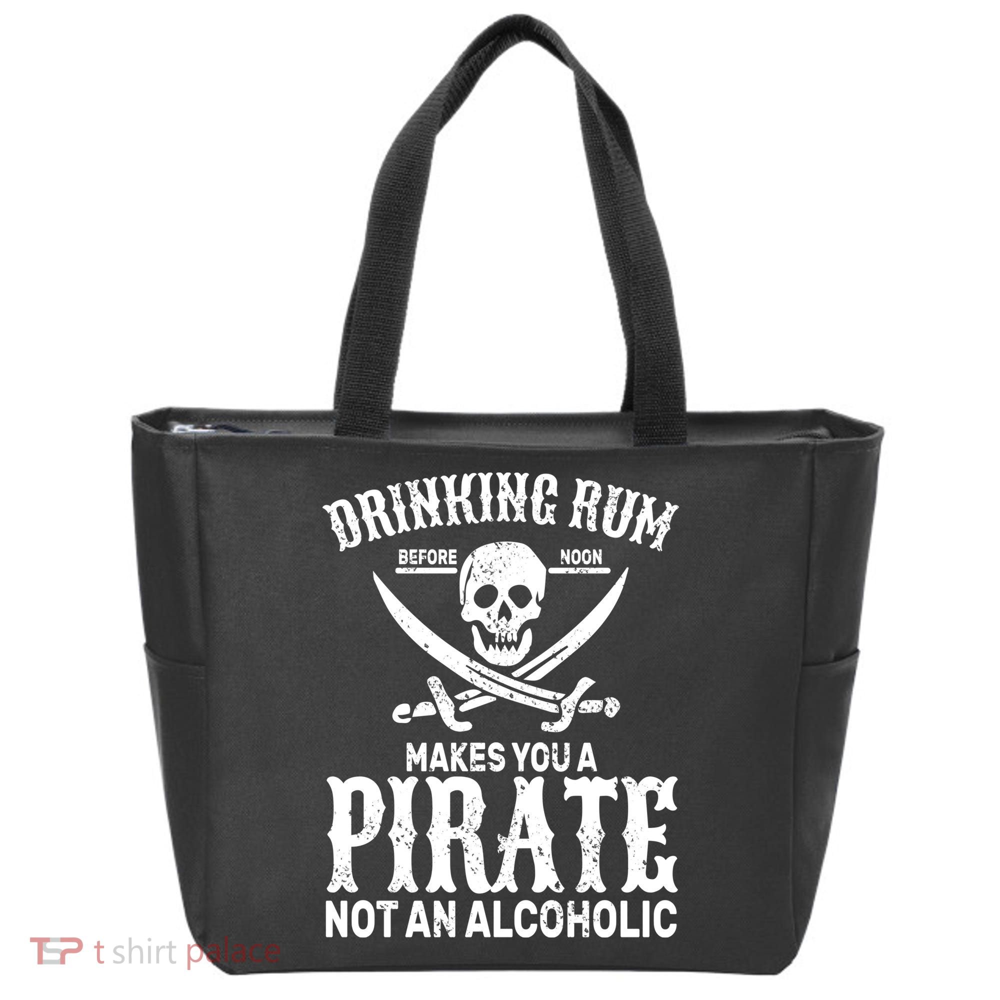 Alcoholic Pirate Tote Bag