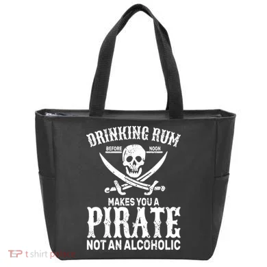 Alcoholic Pirate Tote Bag
