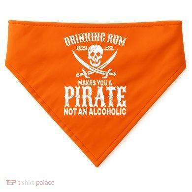 Alcoholic Pirate USA-Made Doggie Bandana