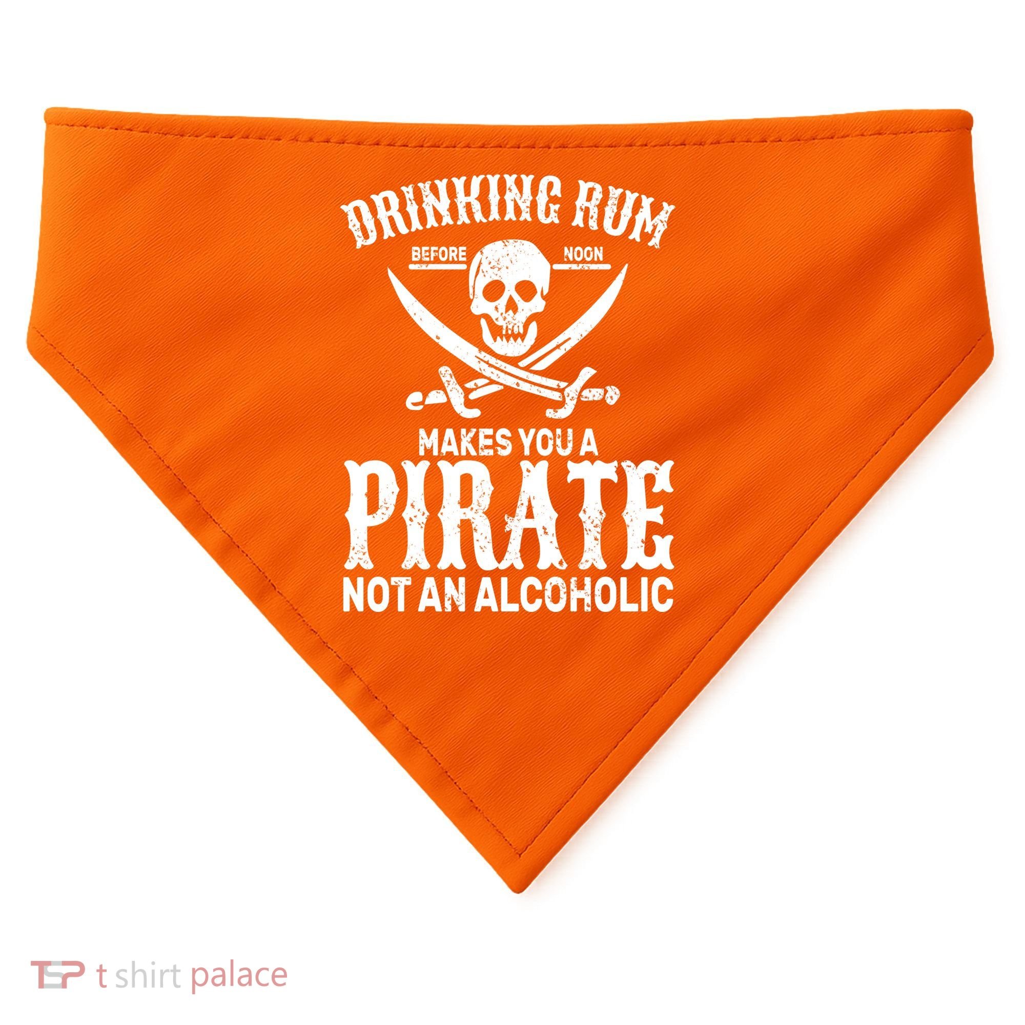 Alcoholic Pirate USA-Made Doggie Bandana