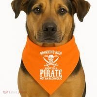 Alcoholic Pirate USA-Made Doggie Bandana thumb 1