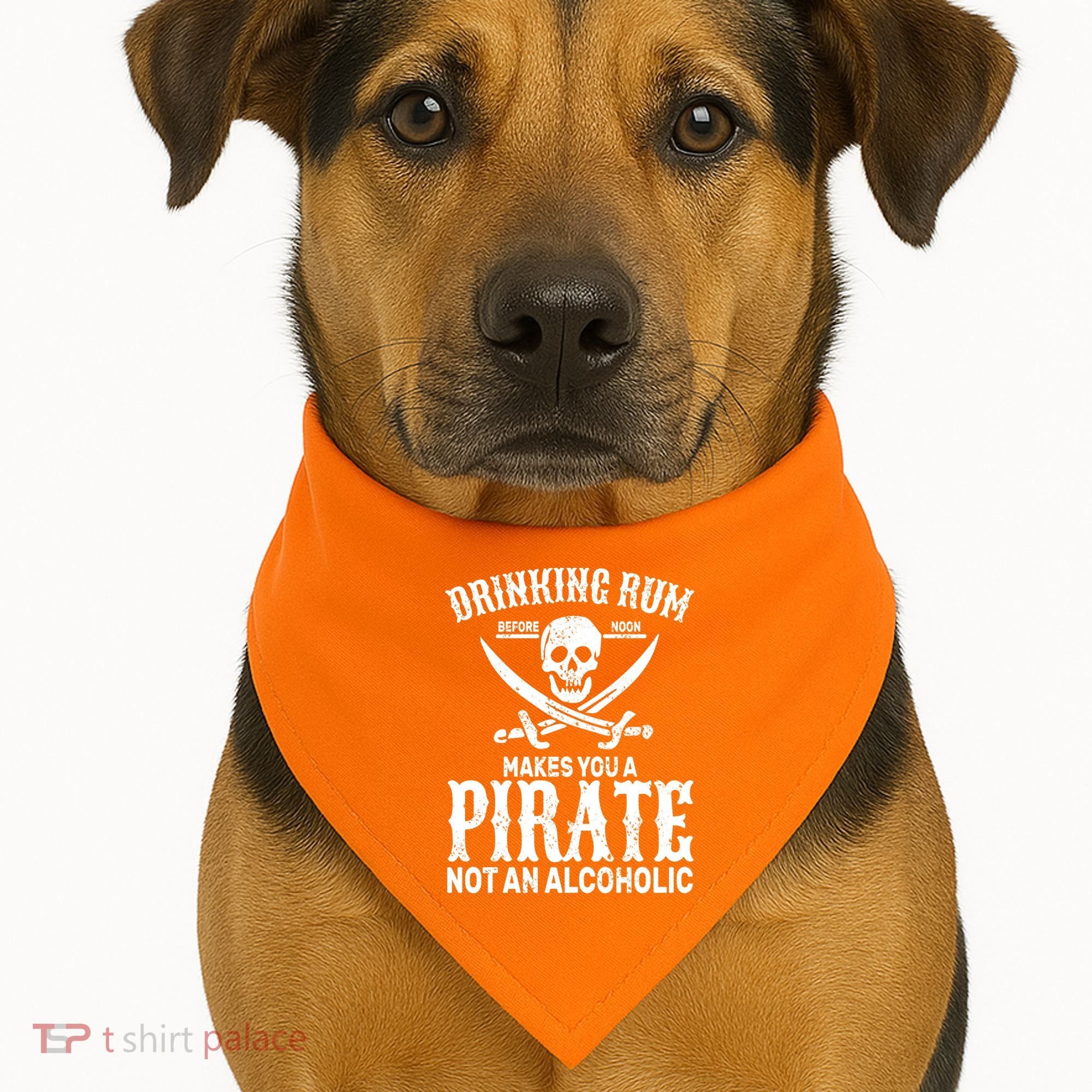Alcoholic Pirate USA-Made Doggie Bandana