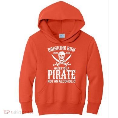 Alcoholic Pirate Kids Hoodie
