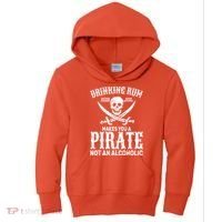 Alcoholic Pirate Kids Hoodie thumb 0