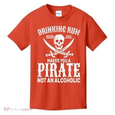 Alcoholic Pirate Kids T-Shirt