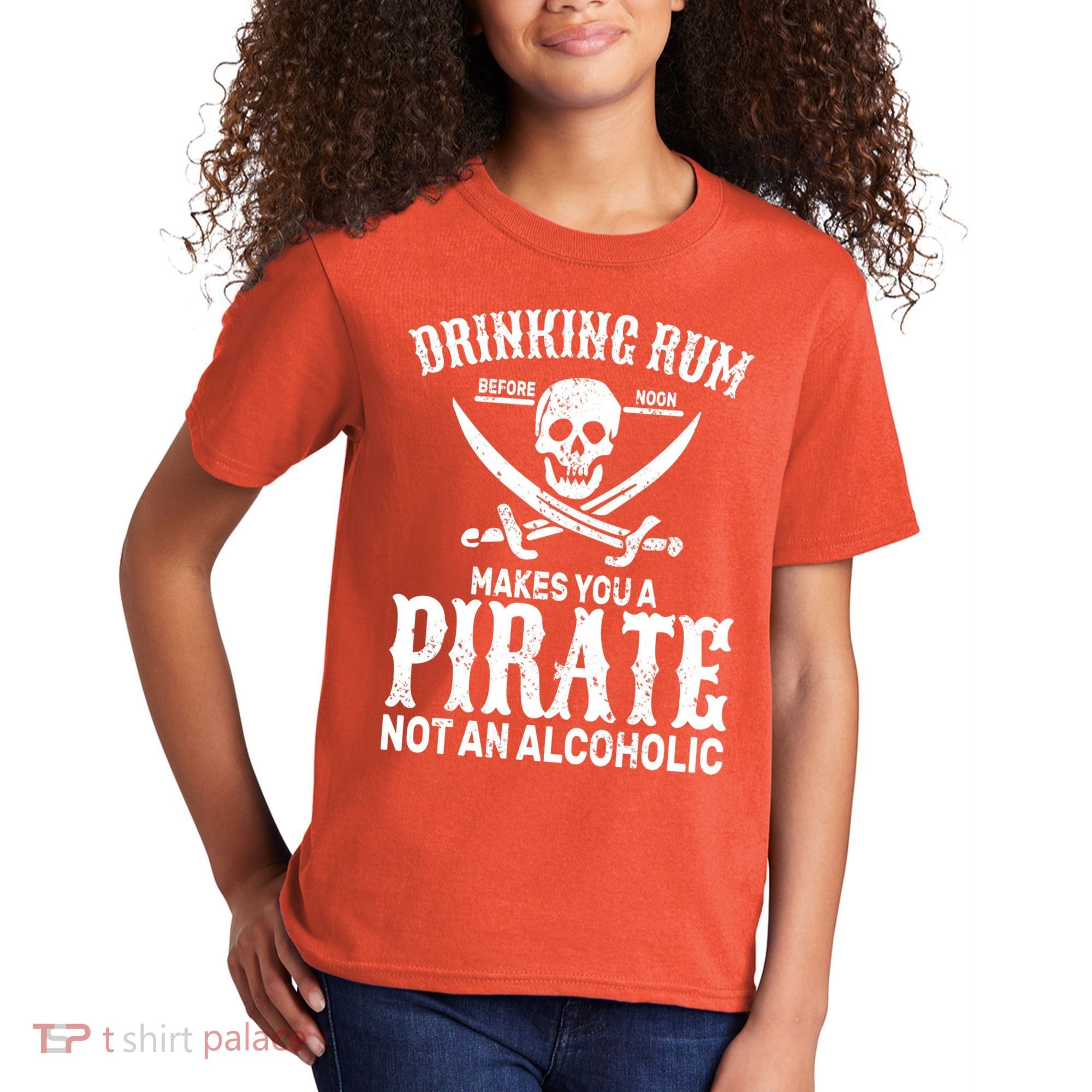 Alcoholic Pirate Kids T-Shirt