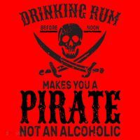 Alcoholic Pirate Santa Hat thumb 1