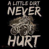 A Little Dirt Never Hurt Atv 4 Wheeler Baby Bodysuit thumb 2