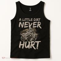 A Little Dirt Never Hurt Atv 4 Wheeler Tank Top thumb 2