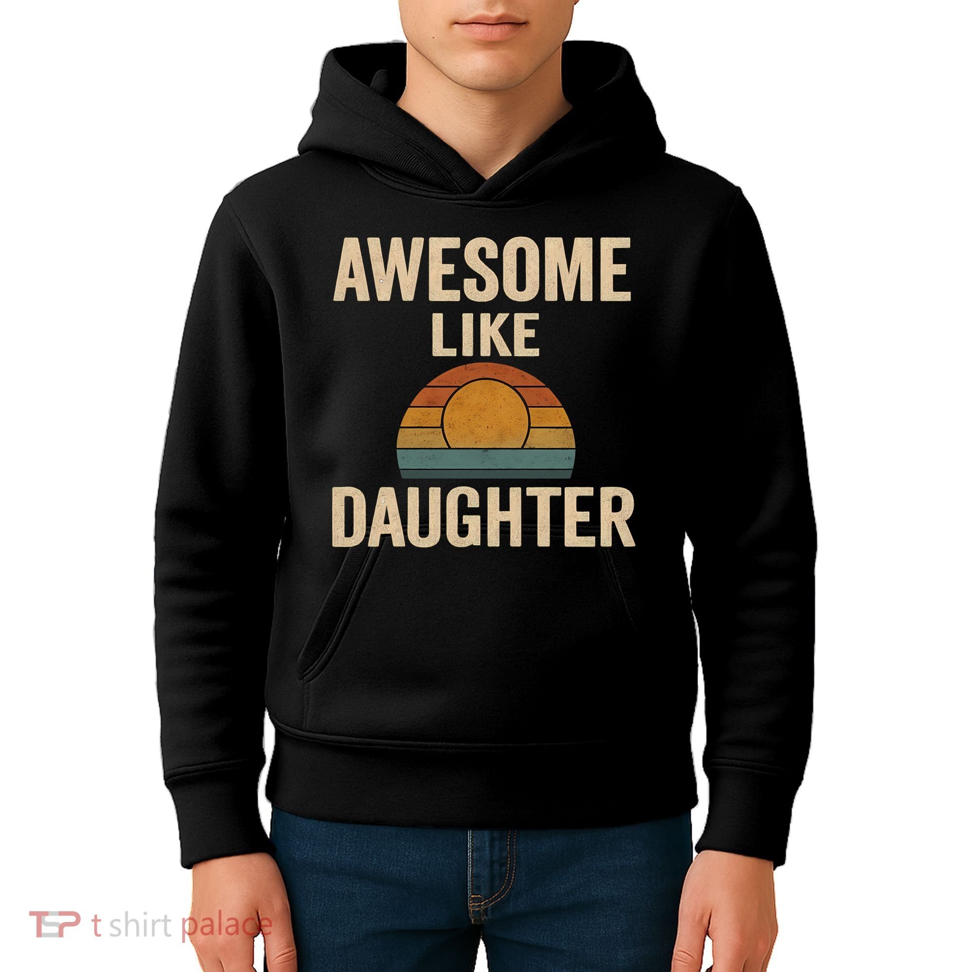 Awesome Like Daughter Kids Hoodie