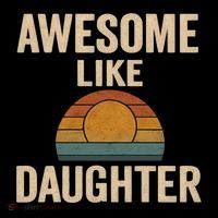Awesome Like Daughter Kids Long Sleeve Shirt thumb 2
