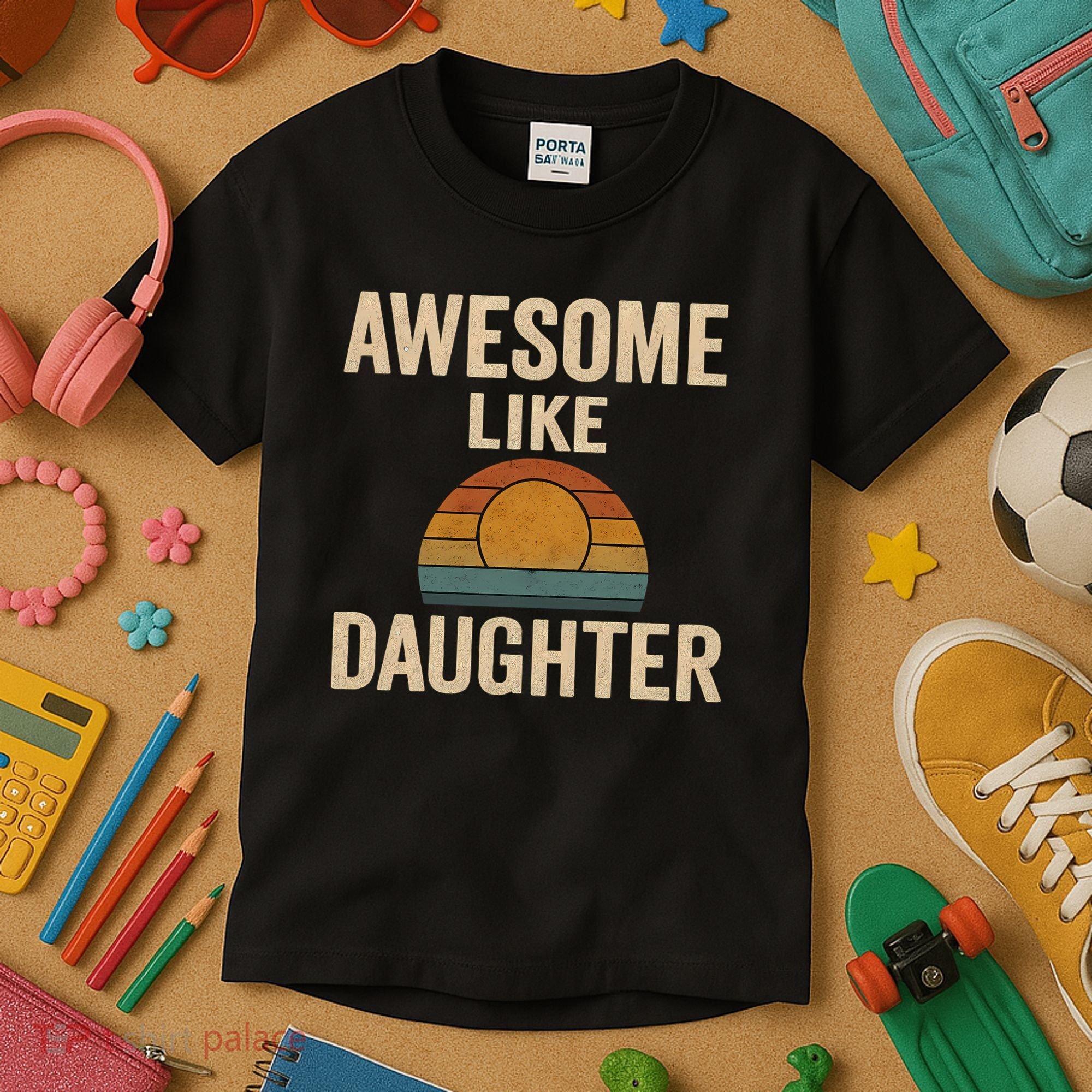 Awesome Like Daughter Kids T-Shirt