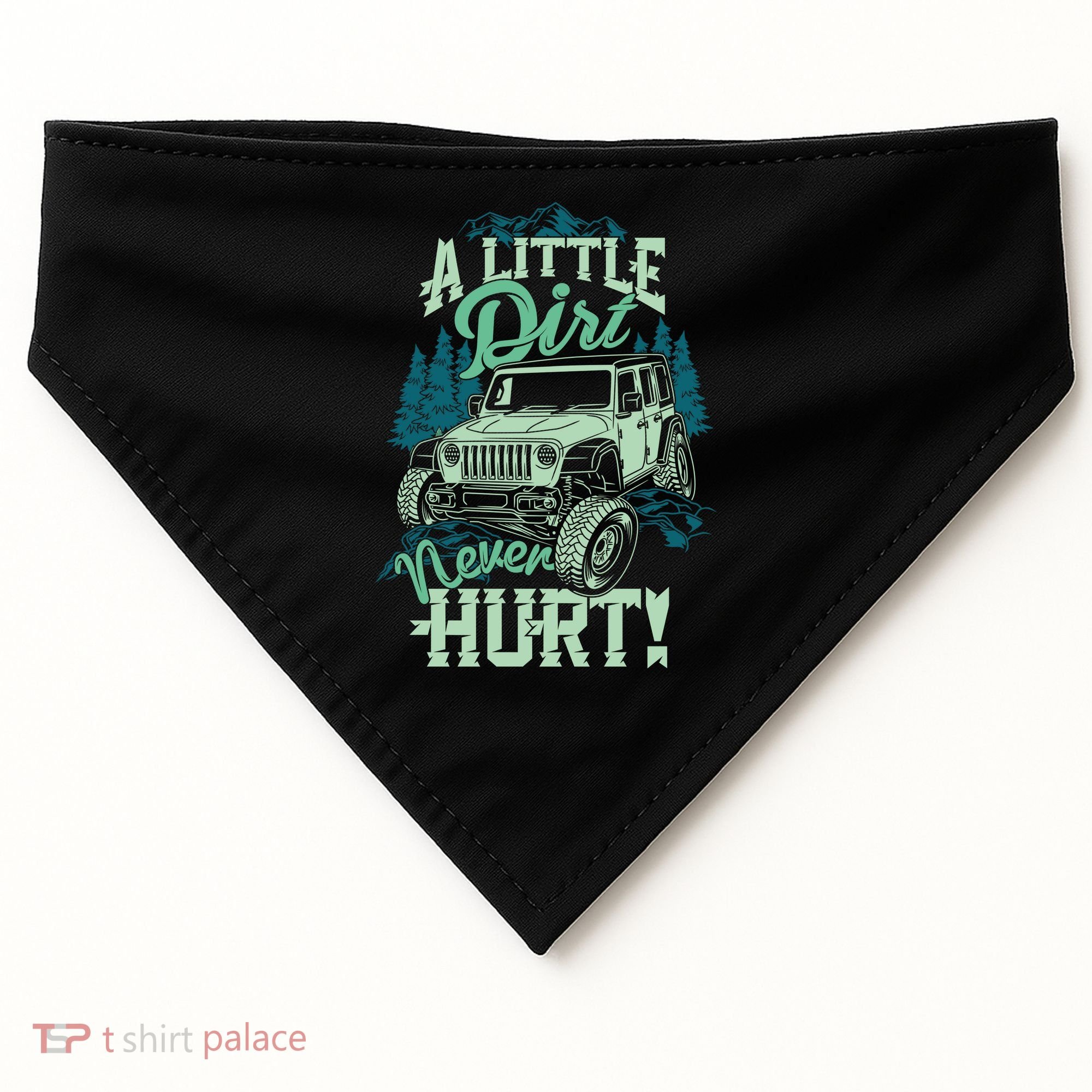 A LITTLE DIRT NEVER HURT USA-Made Doggie Bandana