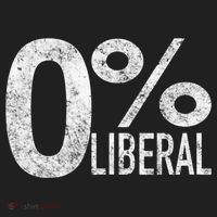 Anti Liberal Democrat Zero Percent Liberal Pro Trump Beanie thumb 2