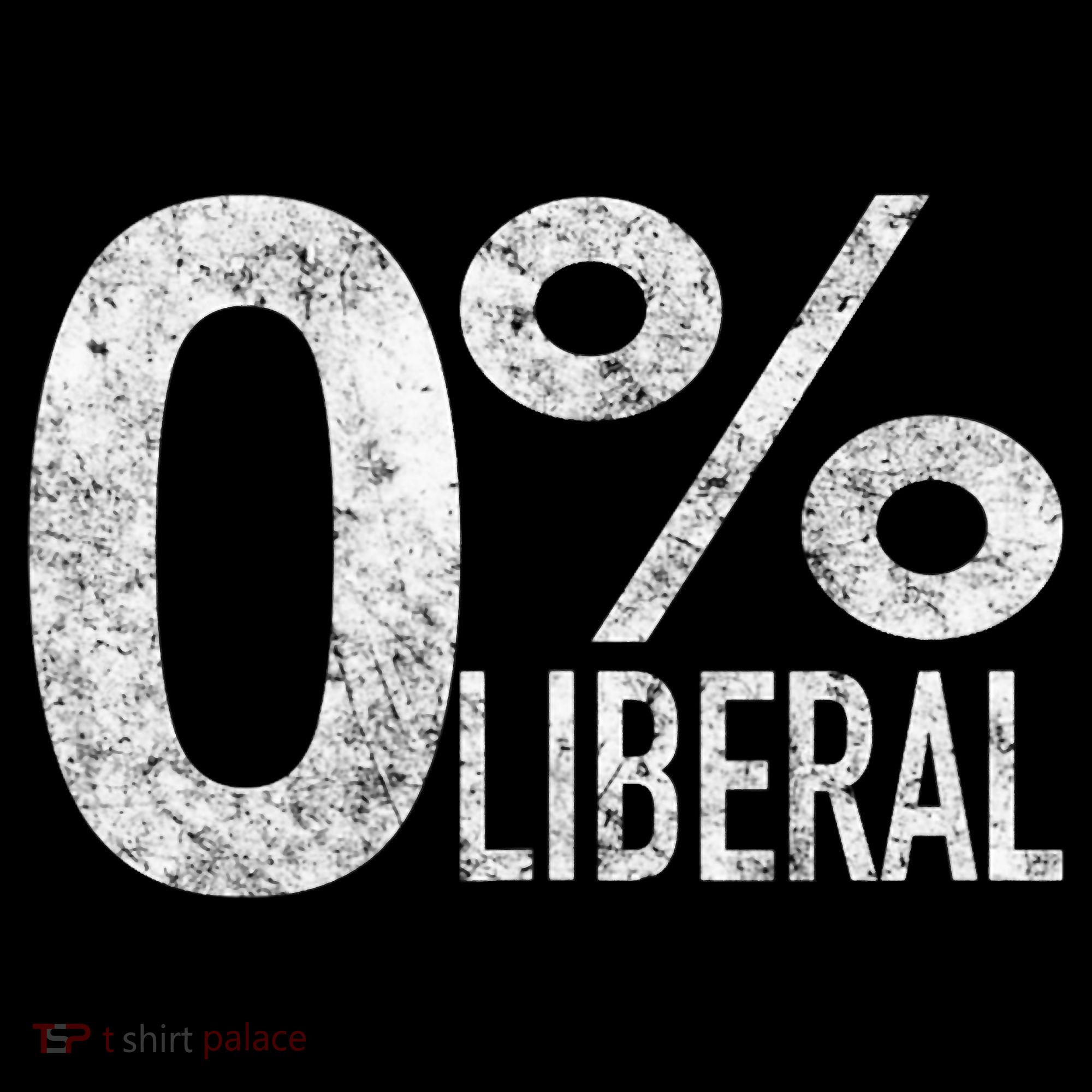 Anti Liberal Democrat Zero Percent Liberal Pro Trump Women's Hoodie
