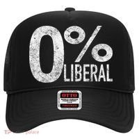 Anti Liberal Democrat Zero Percent Liberal Pro Trump Hat thumb 0