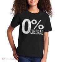 Anti Liberal Democrat Zero Percent Liberal Pro Trump Kids T-Shirt thumb 2