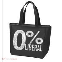 Anti Liberal Democrat Zero Percent Liberal Pro Trump Tote Bag thumb 3