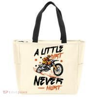 A Little Dirt Never Hurt Motorcross Dirt Bike Tote Bag thumb 0