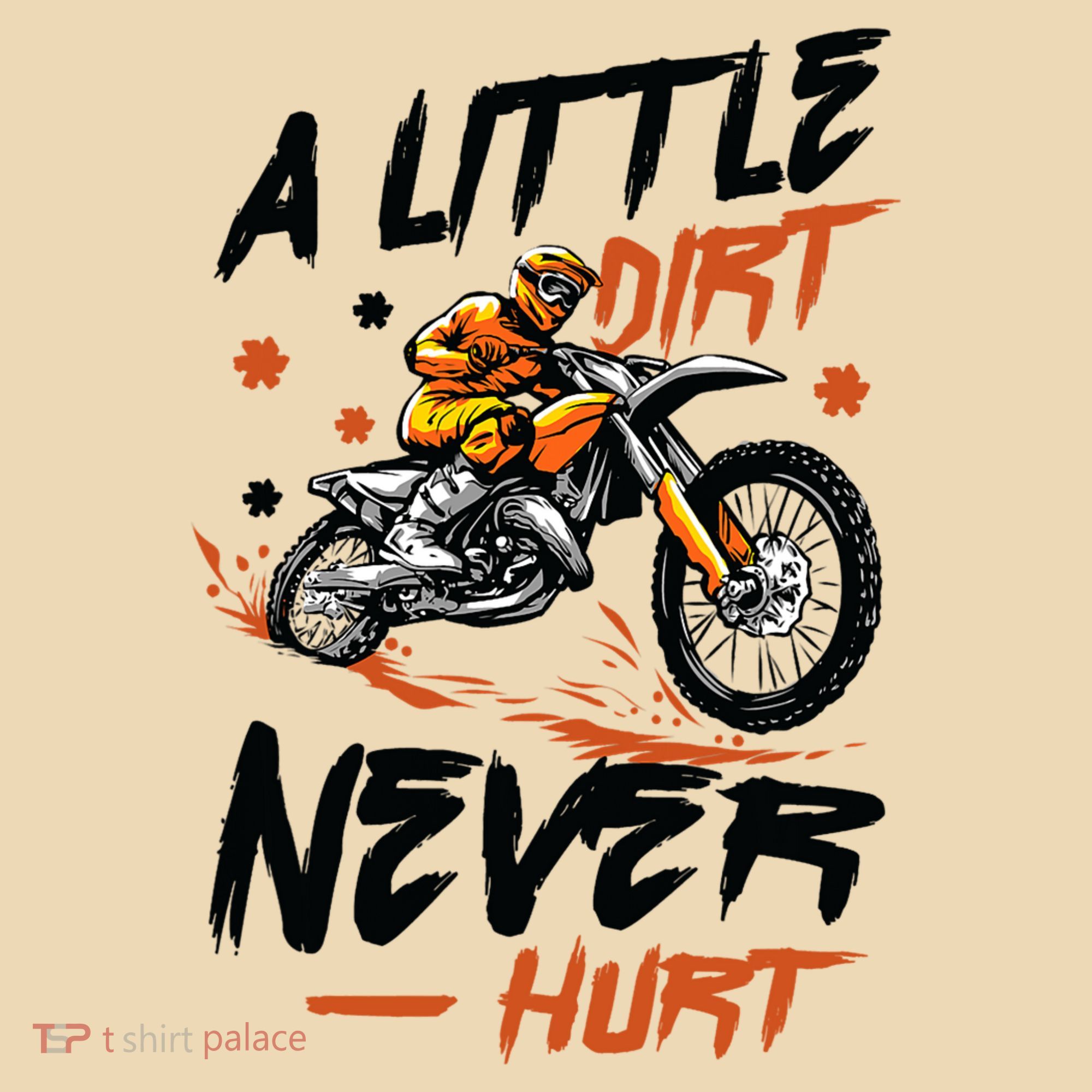 A Little Dirt Never Hurt Motorcross Dirt Bike Tote Bag