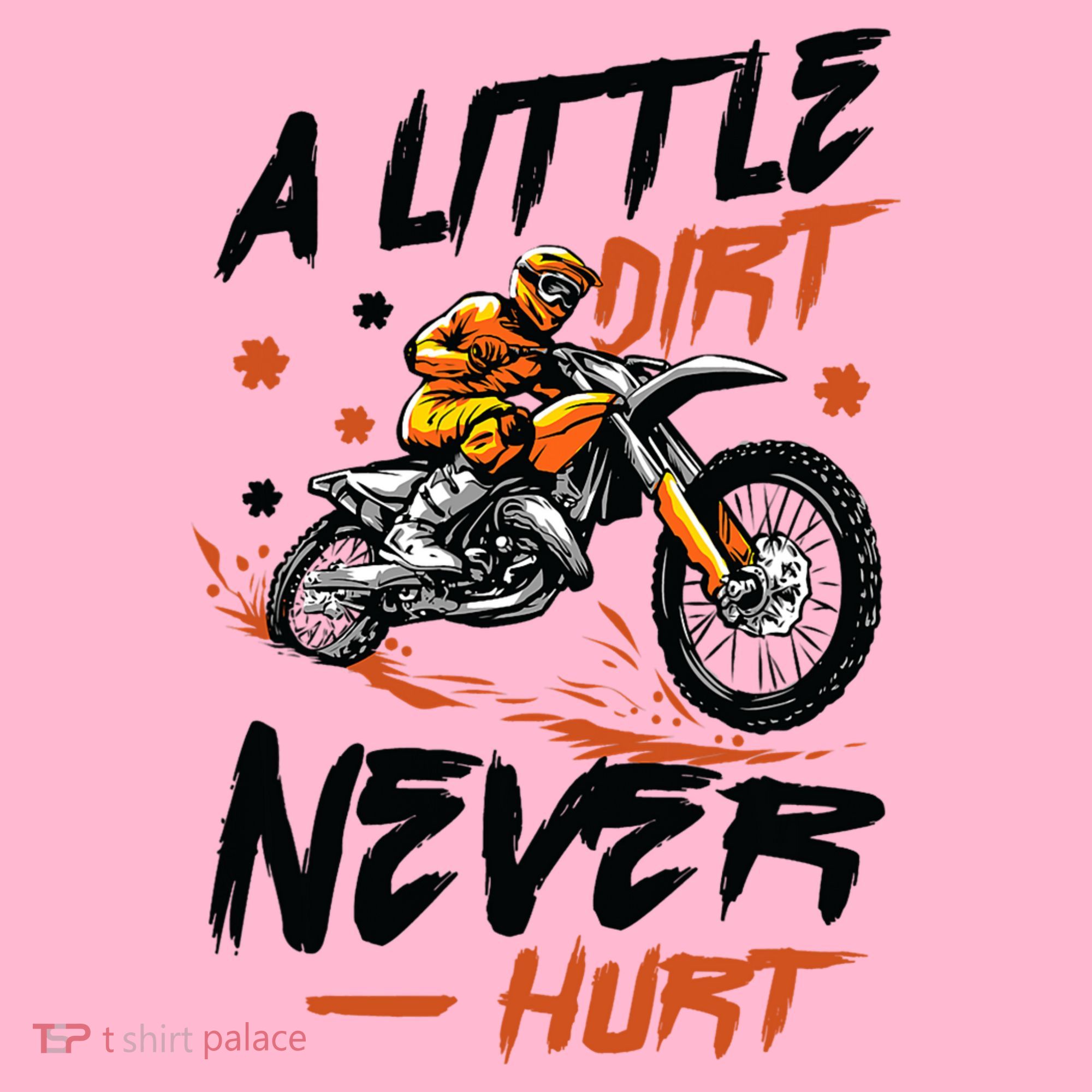 A Little Dirt Never Hurt Motorcross Dirt Bike Coaster