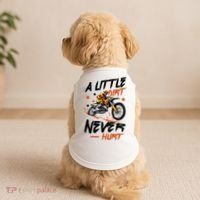 A Little Dirt Never Hurt Motorcross Dirt Bike Doggie Tank thumb 2