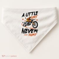 A Little Dirt Never Hurt Motorcross Dirt Bike USA-Made Doggie Bandana thumb 0