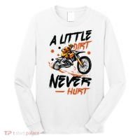 A Little Dirt Never Hurt Motorcross Dirt Bike Long Sleeve Shirt thumb 0