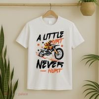 A Little Dirt Never Hurt Motorcross Dirt Bike T-Shirt thumb 2