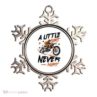 A Little Dirt Never Hurt Motorcross Dirt Bike Ornament