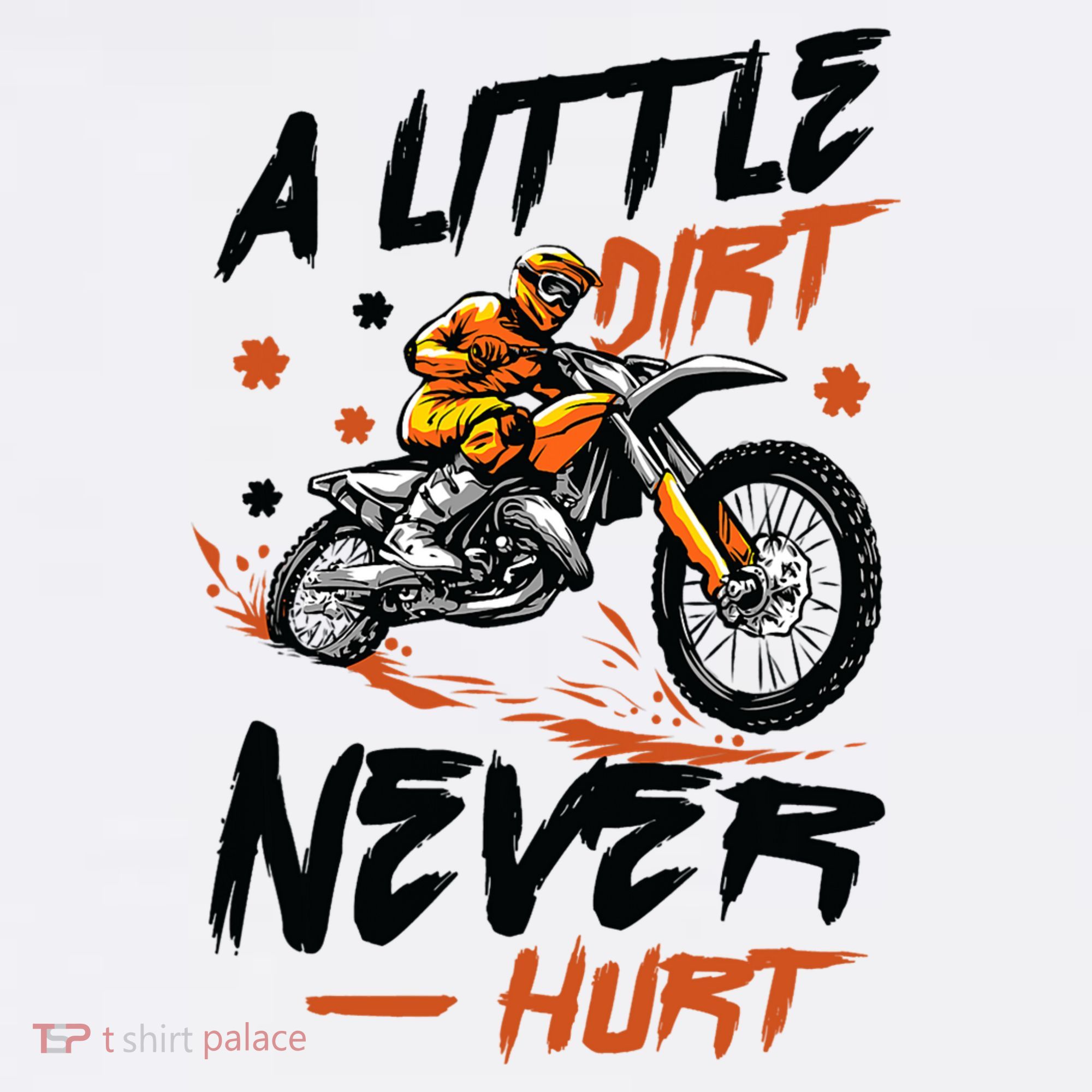 A Little Dirt Never Hurt Motorcross Dirt Bike Women's Tank Top