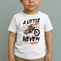 A Little Dirt Never Hurt Motorcross Dirt Bike Toddler T-Shirt thumb 2