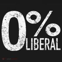 Anti Liberal Democrat Zero Percent Liberal Pro Trump Women's Hoodie thumb 2