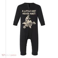 A Little Dirt Never Hurt Quad ATV Infant Fleece One Piece thumb 0