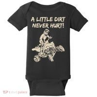 A Little Dirt Never Hurt Quad ATV Baby Bodysuit thumb 0