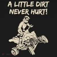 A Little Dirt Never Hurt Quad ATV Toddler Hoodie thumb 2