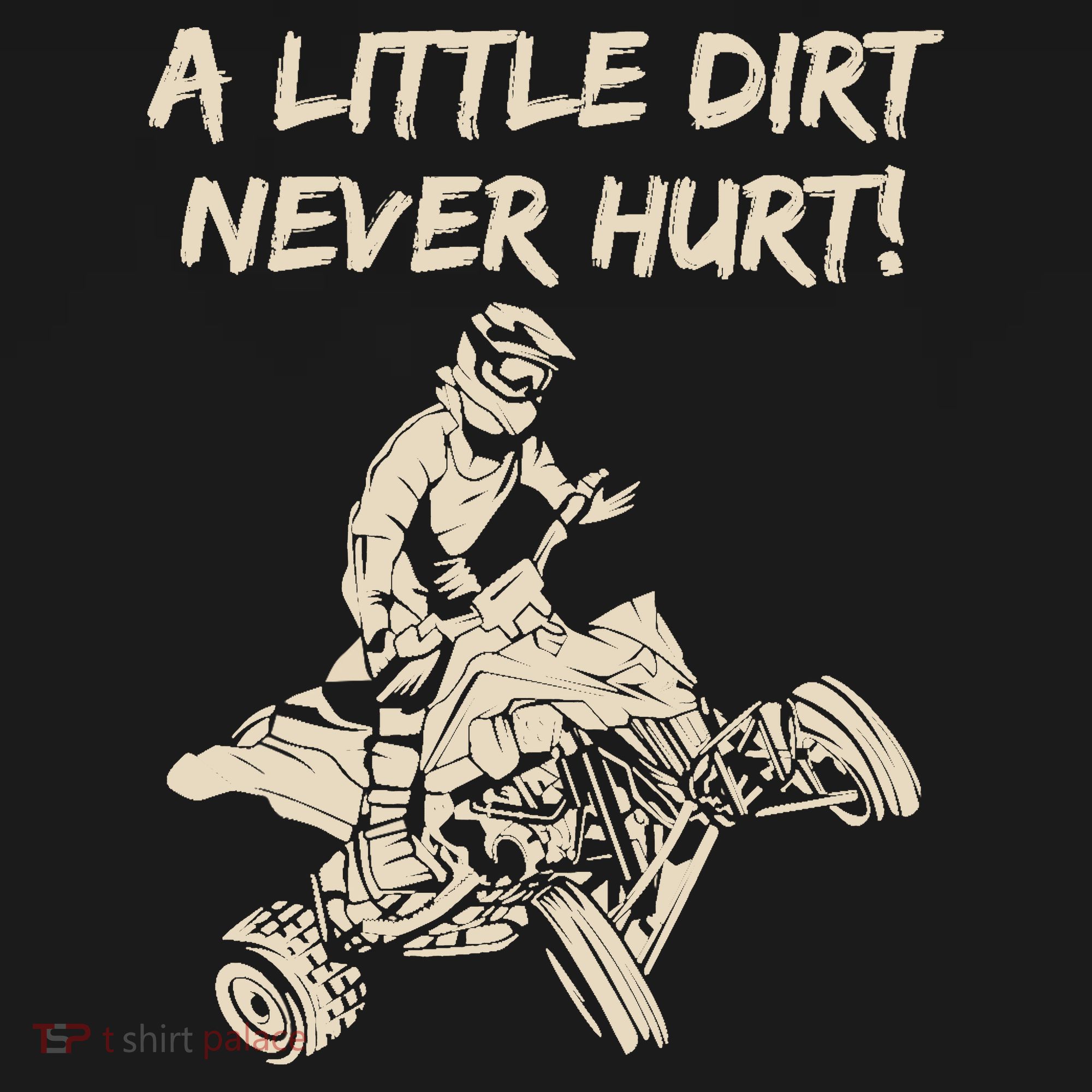 A Little Dirt Never Hurt Quad ATV Wool Snapback Cap