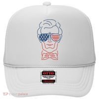 Abe Line Drawing Usa 4th Of July President Abraham Lincoln Hat thumb 0