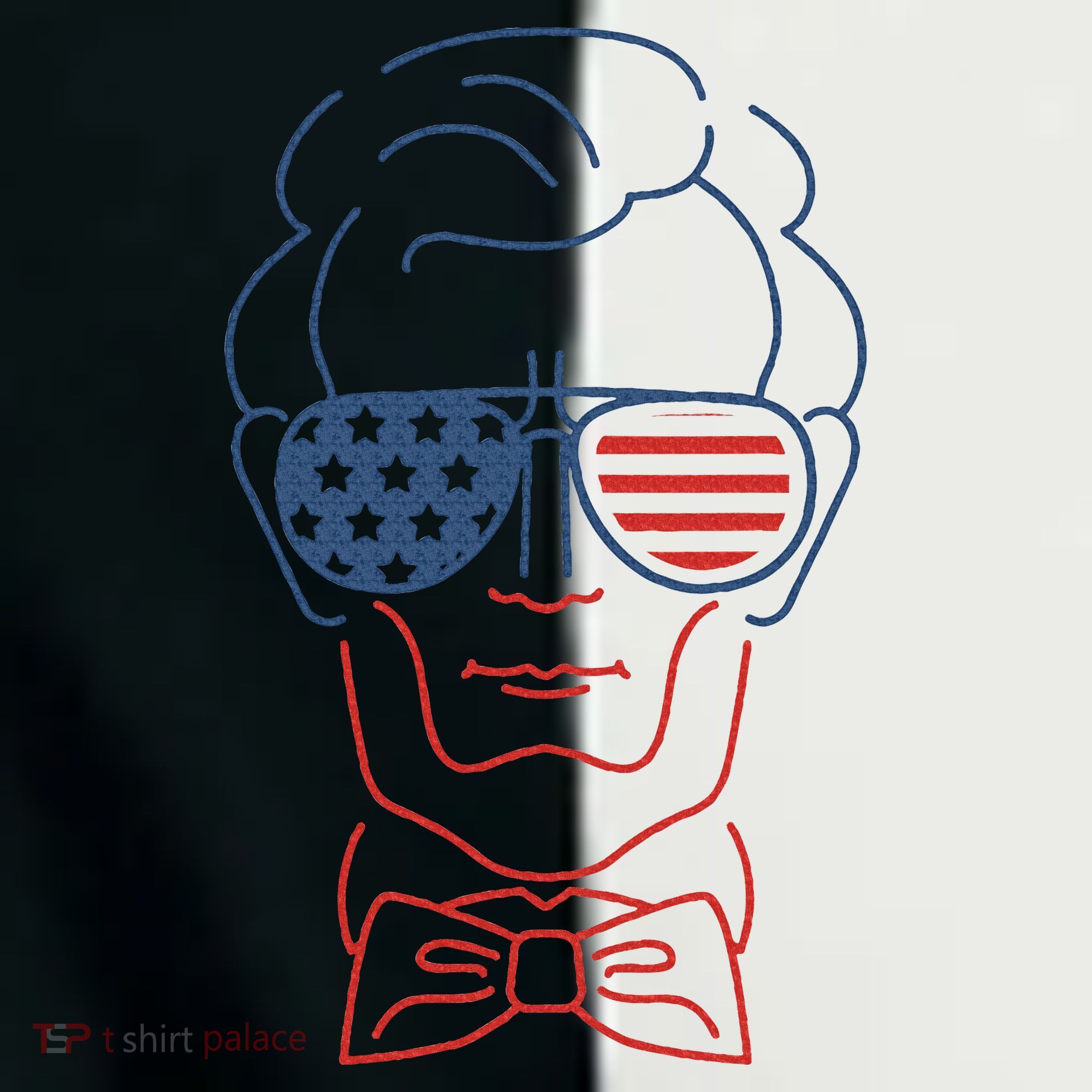 Abe Line Drawing Usa 4th Of July President Abraham Lincoln Toddler Fine Jersey T-Shirt