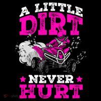 A Little Dirt Never Hurt 4 Wheeler Atv Quad Girl Coffee Mug thumb 5