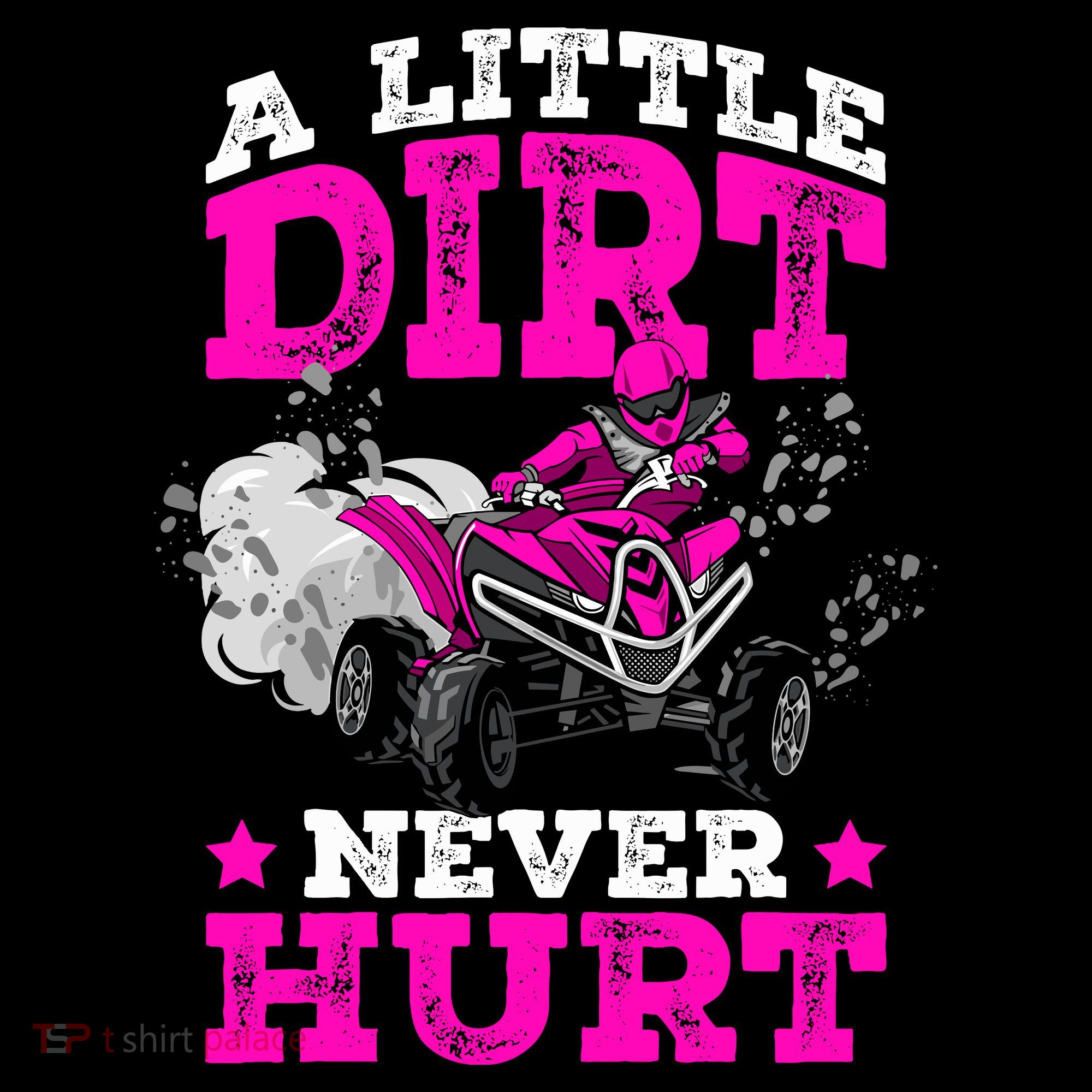 A Little Dirt Never Hurt 4 Wheeler Atv Quad Girl Coffee Mug