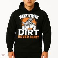 A Little Dirt Never Hurt - Funny ATV Quad 4 Wheeler MX Hoodie thumb 2
