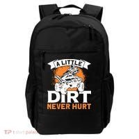 A Little Dirt Never Hurt - Funny ATV Quad 4 Wheeler MX Backpack thumb 0