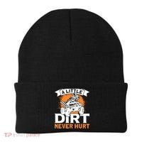 A Little Dirt Never Hurt - Funny ATV Quad 4 Wheeler MX Beanie thumb 0