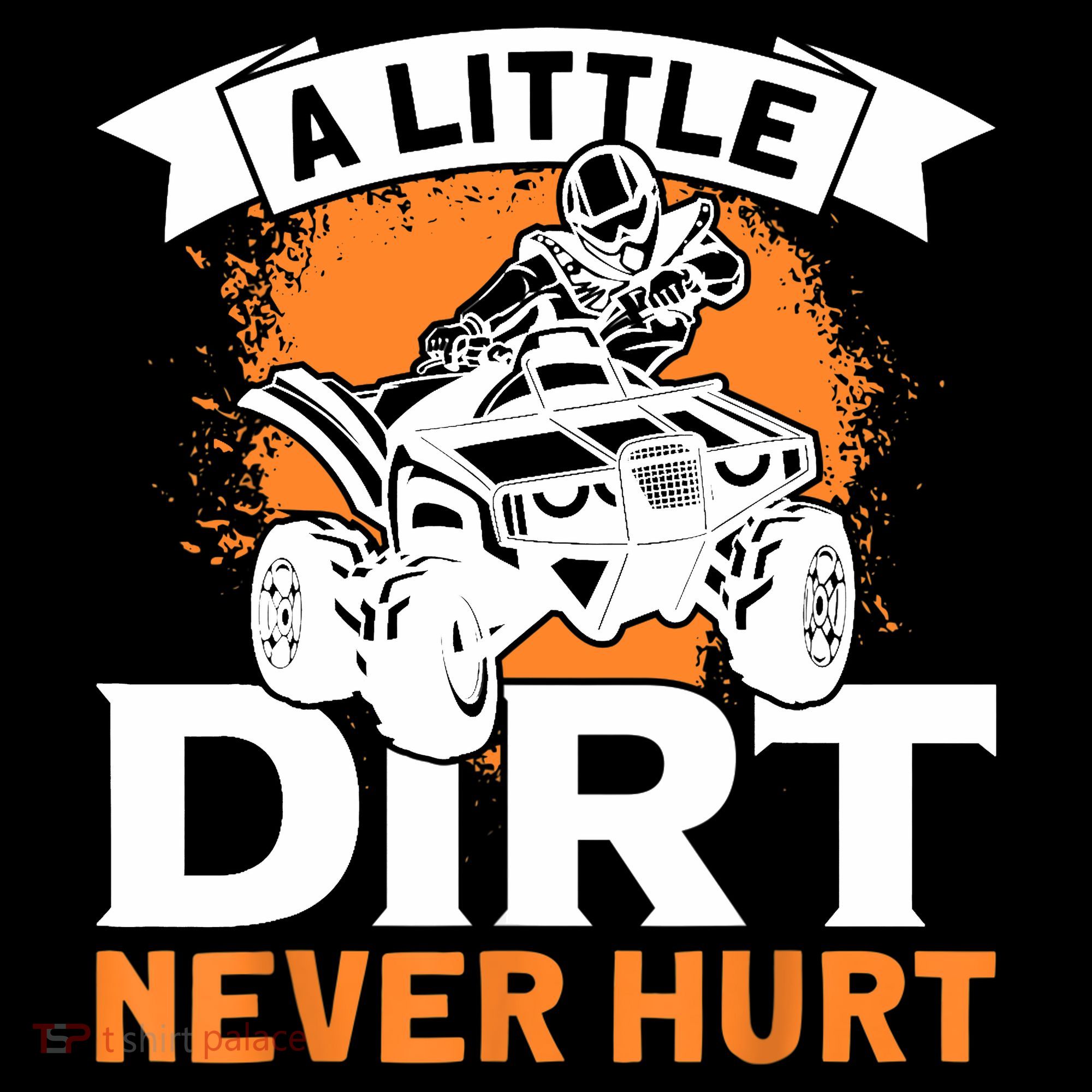 A Little Dirt Never Hurt - Funny ATV Quad 4 Wheeler MX Women's Hoodie